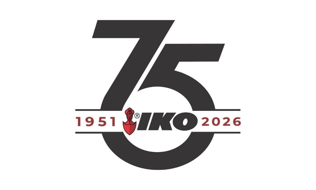 IKO logo, commemorating the 75th anniversary, 1951 to 2026.